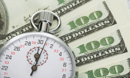 stop watch with cash