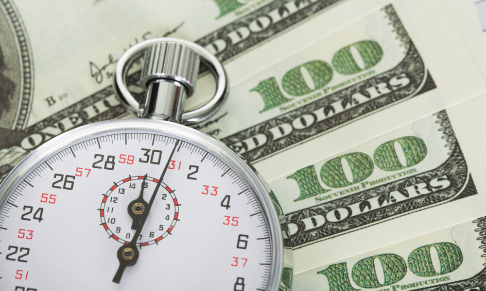 stop watch with cash